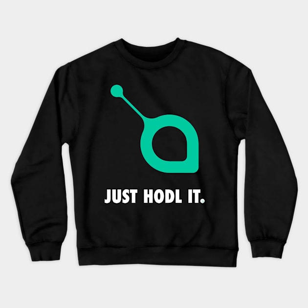 Just Hodl It : Siacoin Crewneck Sweatshirt by CryptoTextile